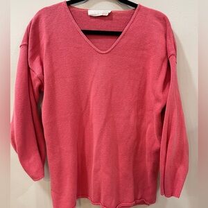 VTG Cotton Knit Cozy Sweater in Coral